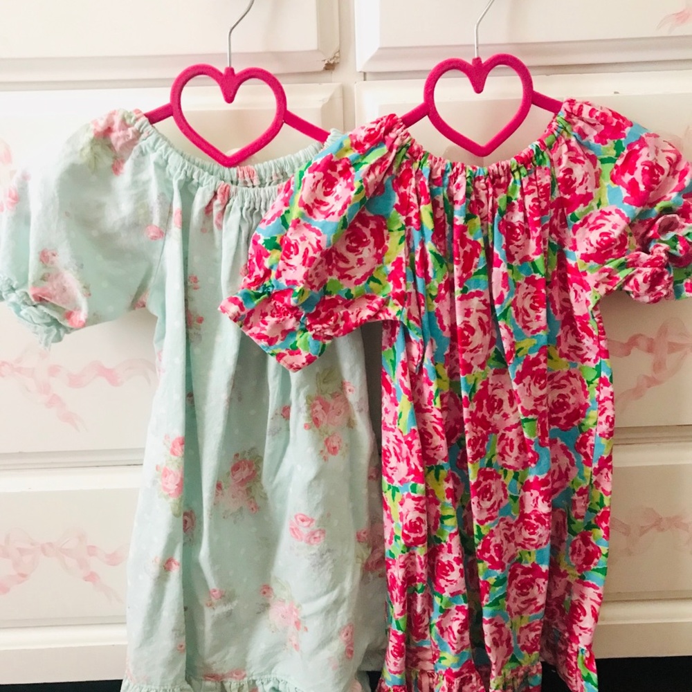 Beautiful handmade floral print dresses